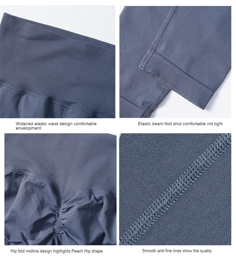 Seamless Yoga Pants Leggins Sport Women Fitness Running High Waist Energy Elastic Trousers Leggings Push Up Gym Girl Tights