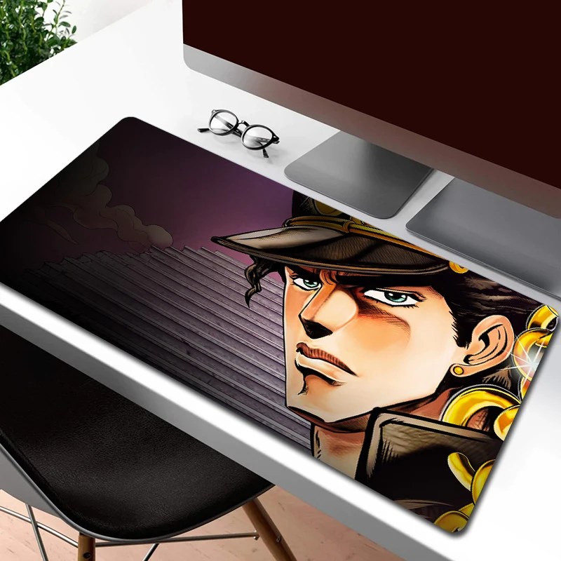

Gaming Mouse Pad Jojo Bizarre Adventure Rubber Computer Mousepad Company Desk Pads Large Mousepad Gamer Anime Mouse Mat XXL