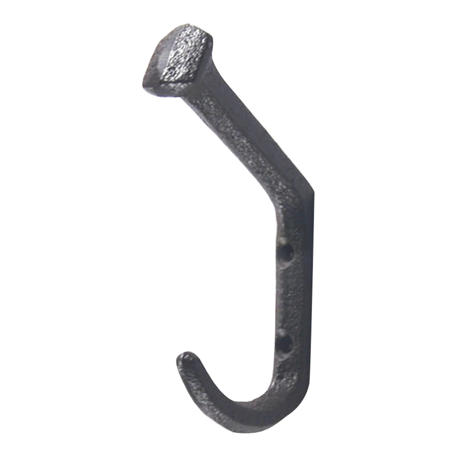

Door Towel Hanger Rustic Cast Iron Black Wall Mounted Heavy Duty Organizer Storage Multiuse Entryway Coat Hooks Home Decor