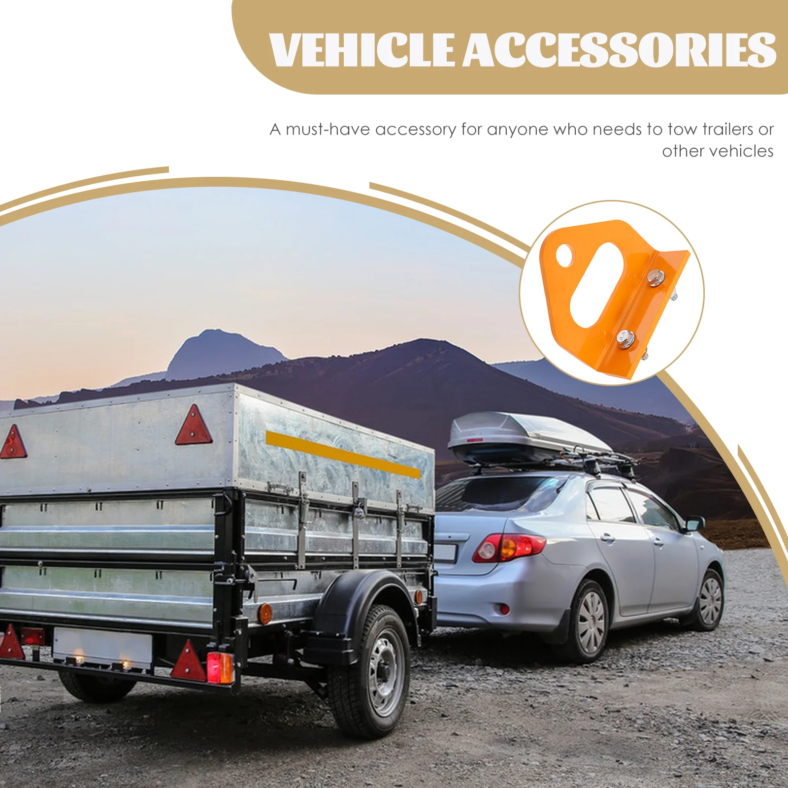 Крюк сцепного устройства прицепа сверхмощный буксировочный адаптер болт