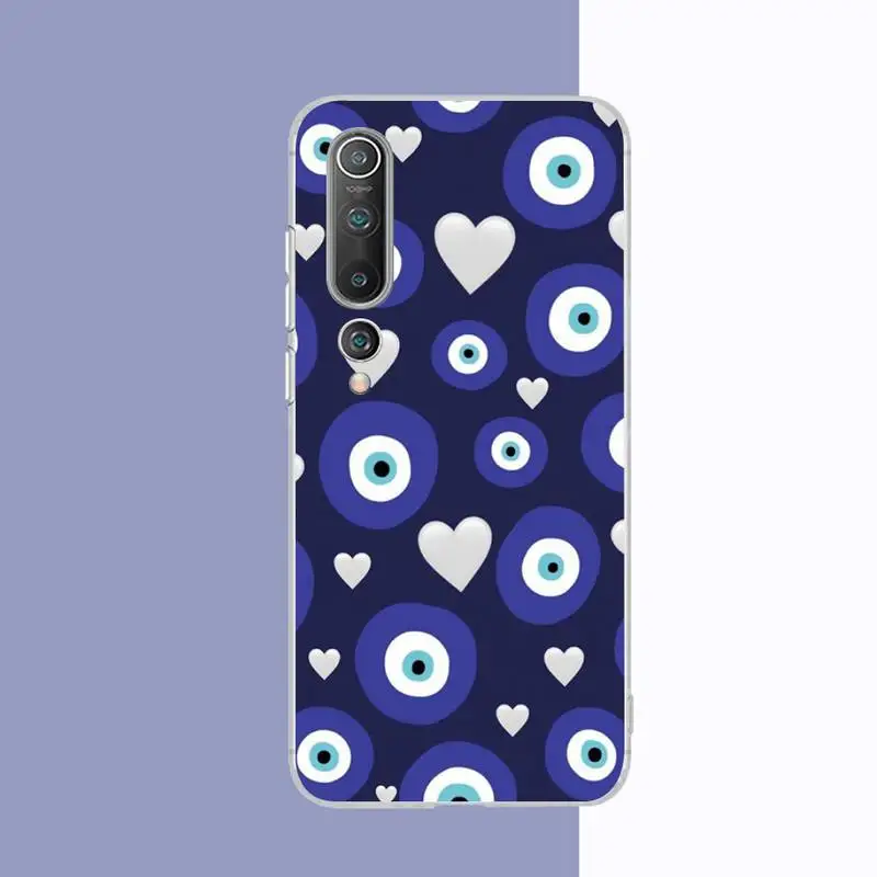 Чехол для телефона Lucky Eye Blue Evil Samsung S21 A10 Redmi Note 7 9 Huawei P30Pro Honor 8X 10i чехол |