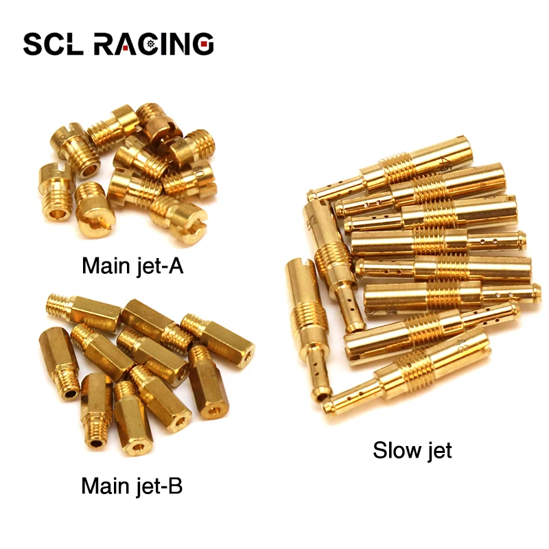 Карбюратор SCL Racing 20 шт., основной медленный/пилотный реактивный комплект, замена для PWK PWM PE PJ FCR мотоцикла, насадки для Карба Keih OKO KOSO