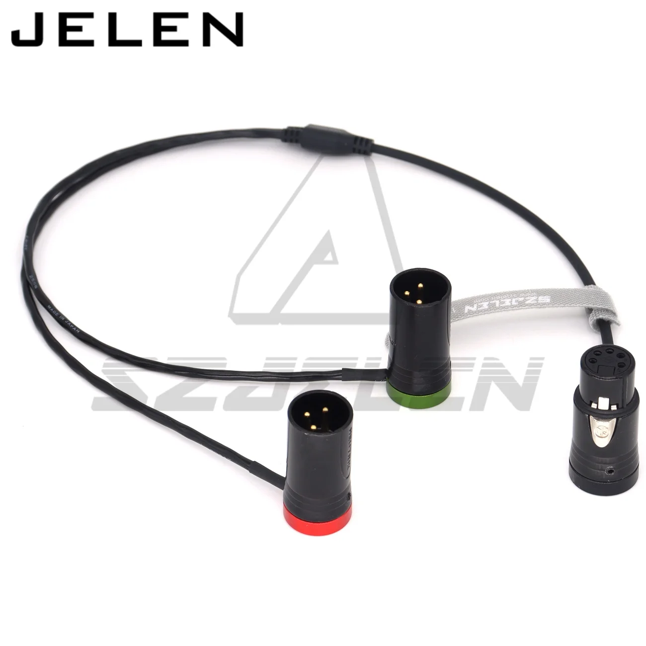 

Низкопрофильный стерео-кабель XLR «Y» с разъемом 5pin типа «мама» на двойной 3pin типа «папа»