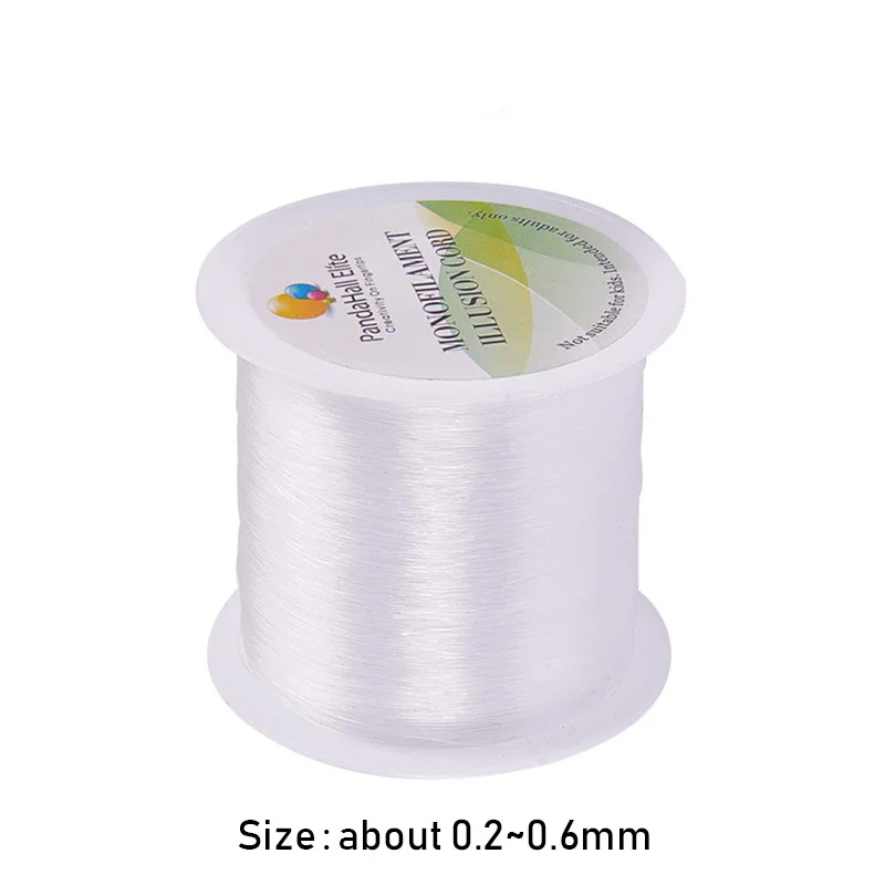 5-130 м кристально чистая нейлоновая нить рыболовная леска провод для бусин сделай