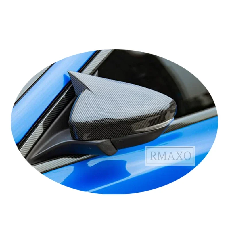 

For Ford Focus 2019-2020 Back Mirror Covers Reversing mirror case cover Look ABS 2PCS Cover paste Side Mirror Covers