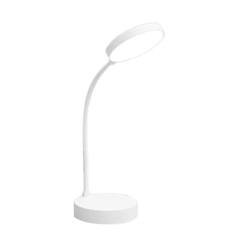 

LED Desk Lamp, Continuously Dimmable Reading Lamp, Press Control, 360 Degree Flexible Gooseneck For Bedroom Reading