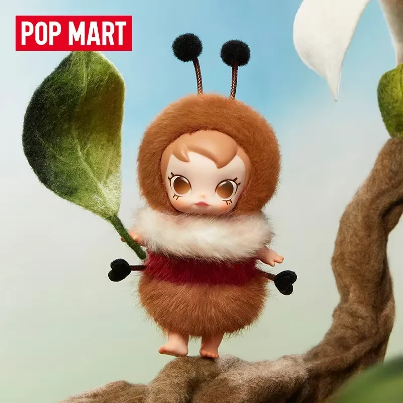 Фото POP MART Baby Molly Buggy Roam Series: Виниловые плюшевые подвески, игрушки-сюрпризы в закрытых коробках, милые украшения, фигурки, декор для дома №3
