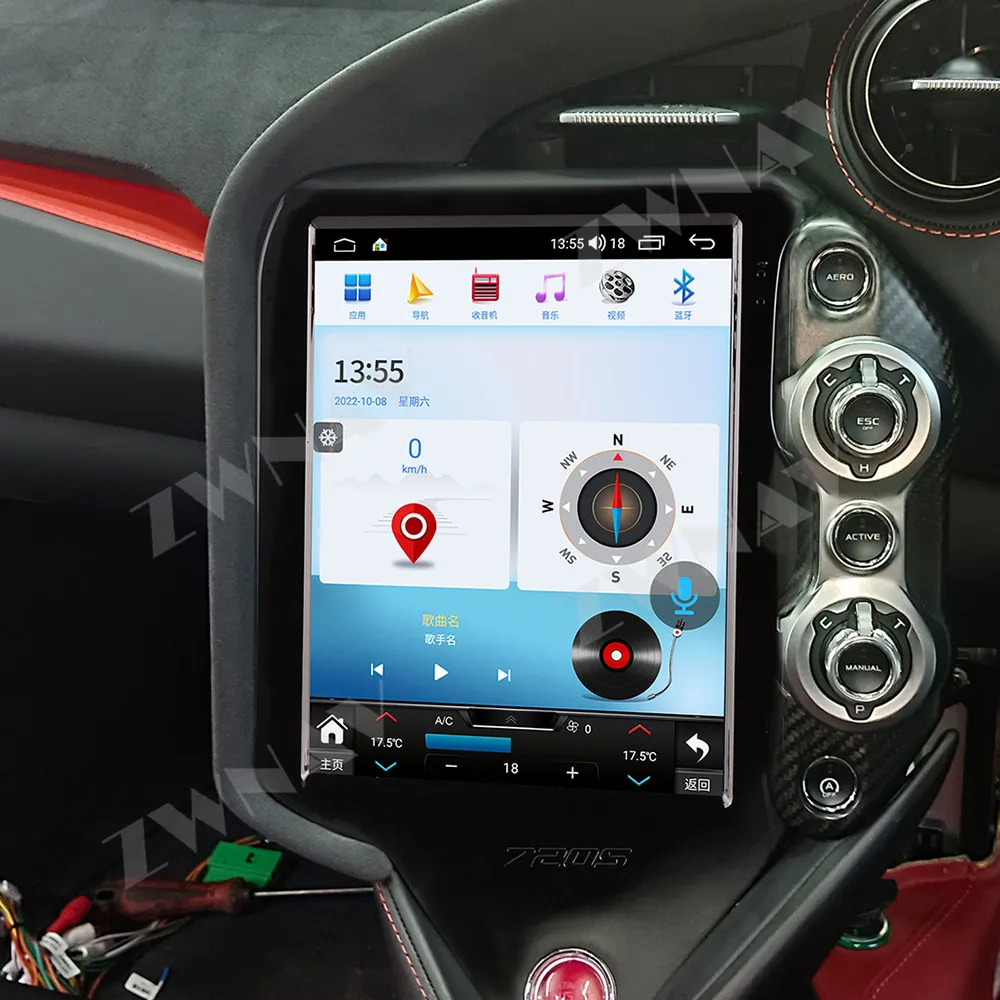 Автомобильный радиоприемник Mclaren 9 7 S 720 дюйма Android Gps-навигация мультимедийный