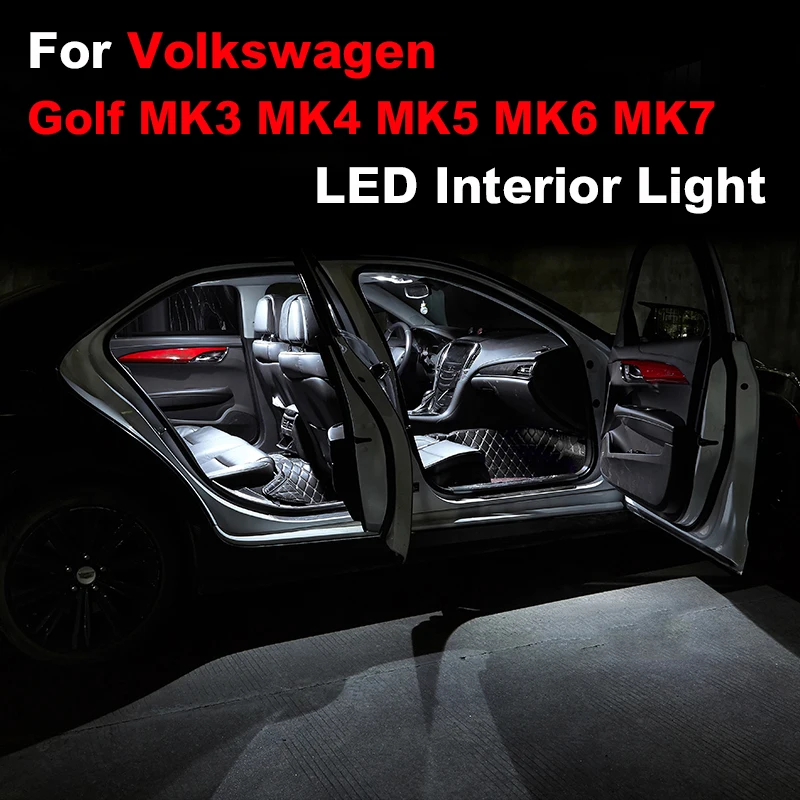 

Interior LED Lamp For Volkswagen VW Golf 3 4 5 6 7 MK3 MK4 MK5 MK6 MK7 GTI GT Canbus Car Bulb Indoor Dome Reading Light Kit