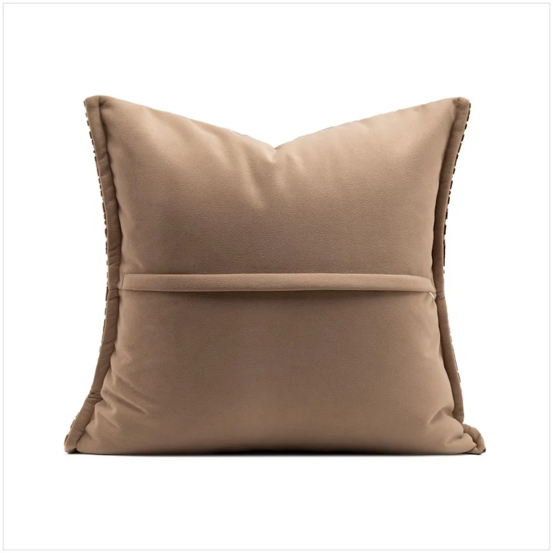 Подушки коричневого цвета роскошная бархатная жаккардовая коллекция чехол для