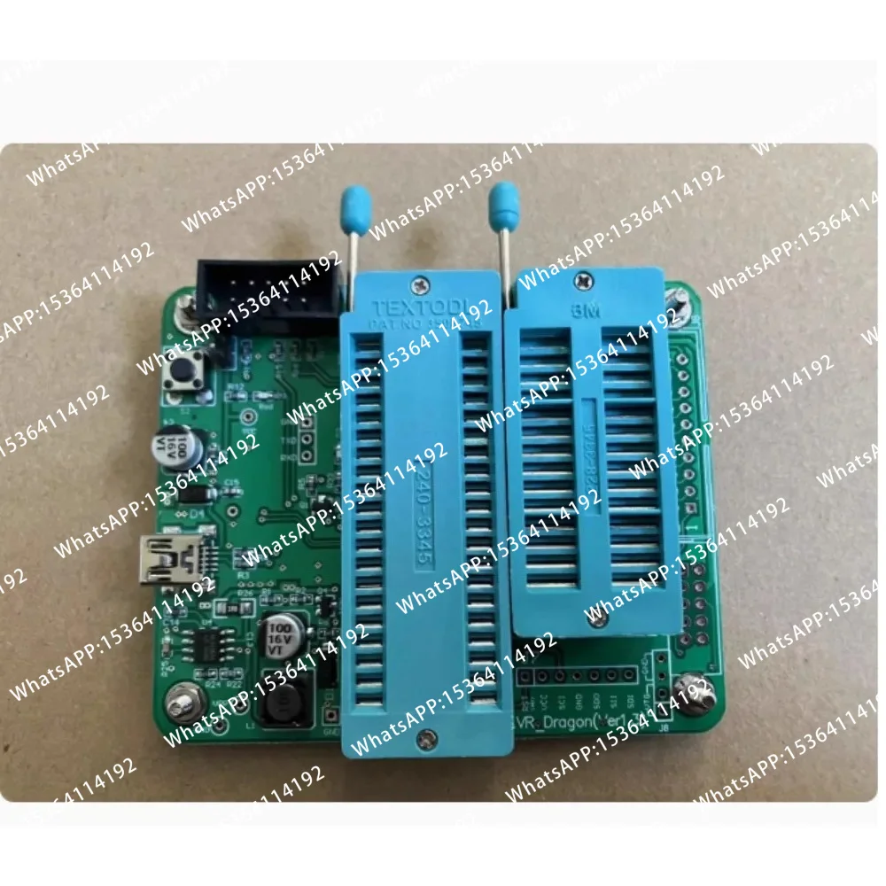 Фото Программатор высокого напряжения AVR, USB-порт последовательного подключения высокого напряжения, ISP STK500, четыре в одном, параллельное подключение №4