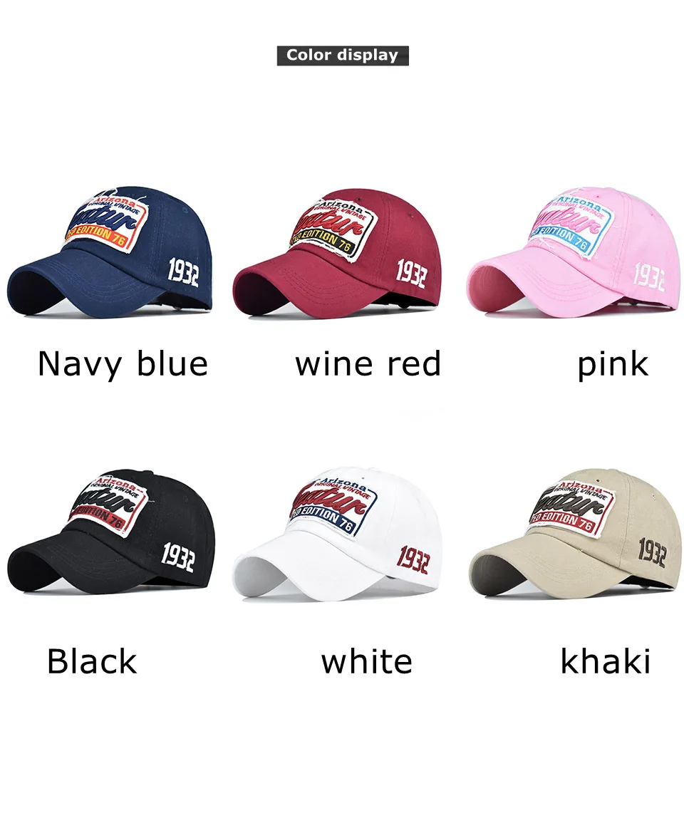 New 1932 Baseball Cap For Men 100% Cotton Outdoor Sport Adjustable Women's Baseball Cap Letter FEATUR Canada Bone Hip Hop Caps