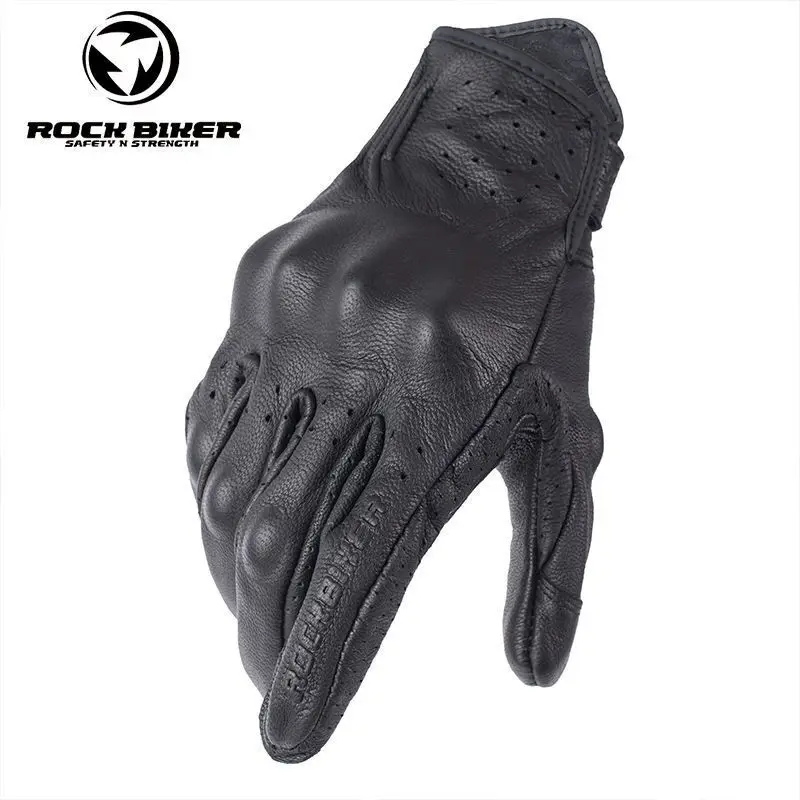 

Motorcycle Touch Screen Sheepskin Gloves Motorcycle Leather Gloves Racing Glove Gear Guantes Moto Luvas da motocicleta