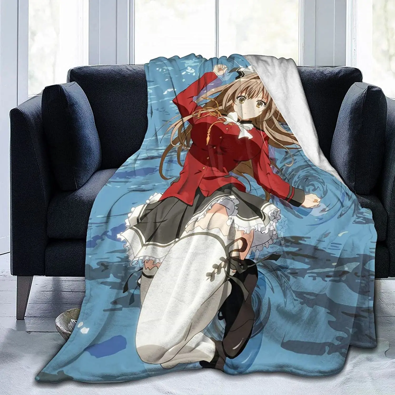 

Isuzu Sento Fluffy Soft and Comfortable Blanket, Anime Warm Embrace of Sympathy