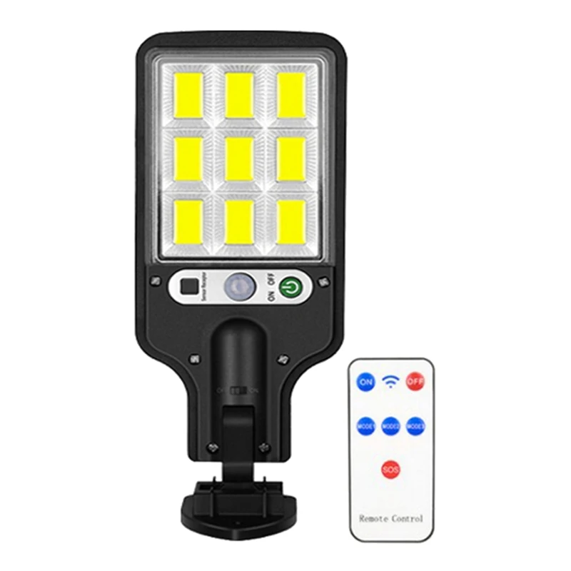 

Solar Street Lights Outdoor Solar Lamp With 3 Light Mode Waterproof Motion Sensor Lighting For Garden Patio Path 2Pcs