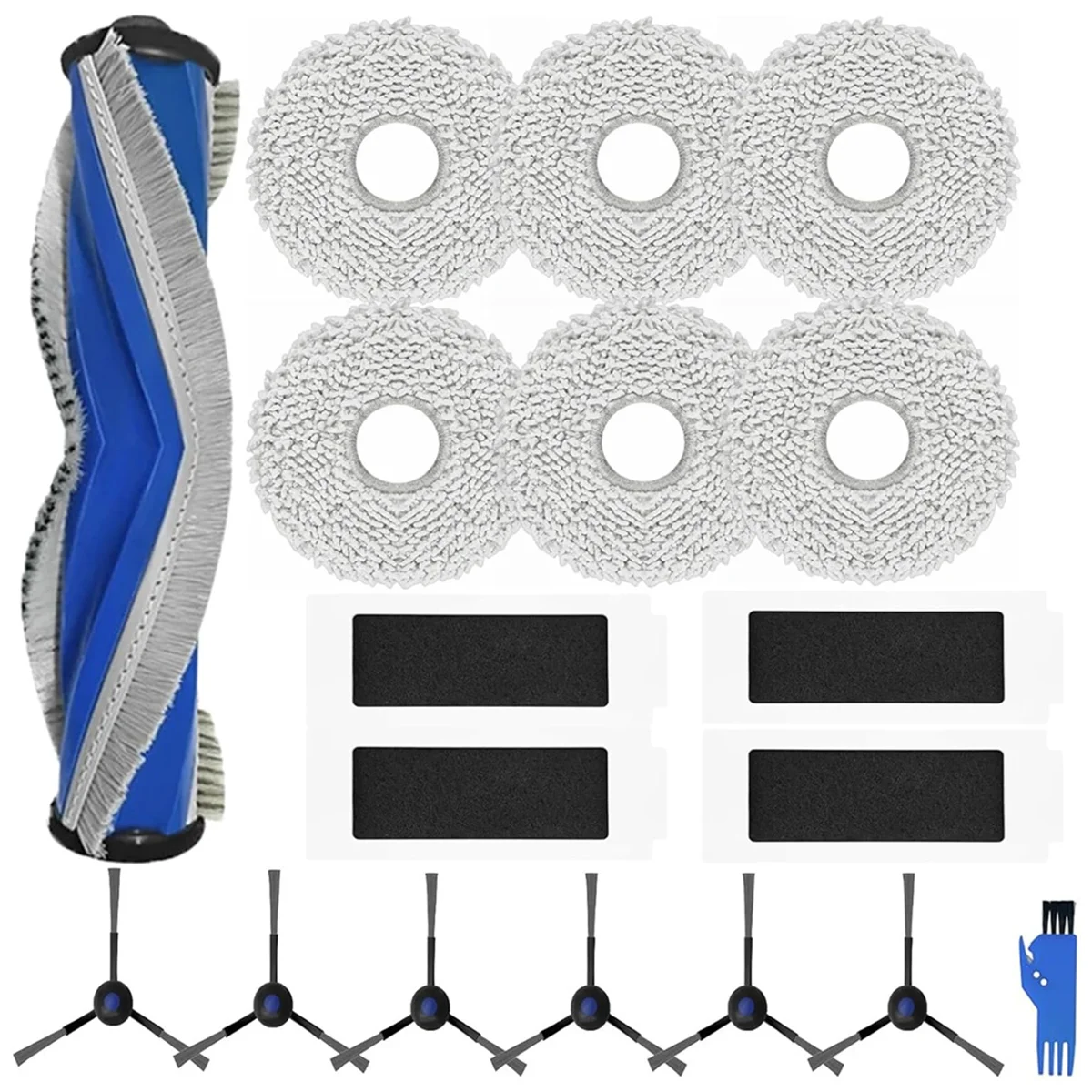 Для Ecovacs DEEBOT T30S/ T30S Combo/ T30 PRO Omni для пылесоса Yeedi M12 Pro Основная боковая щетка