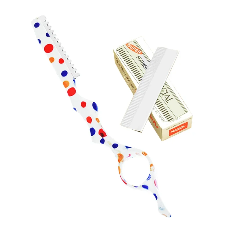 Meisha 17 5 см профессиональная безопасная бритва для бритья 10 шт. лезвия