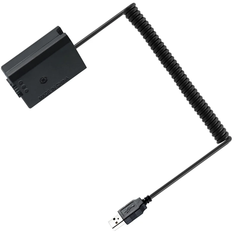 NP-FW50 Манекен Пружинный USB-кабель для зарядки аккумулятора Sony A7 A7R A7S A7M A7II A7S2 A7M2 A7R2
