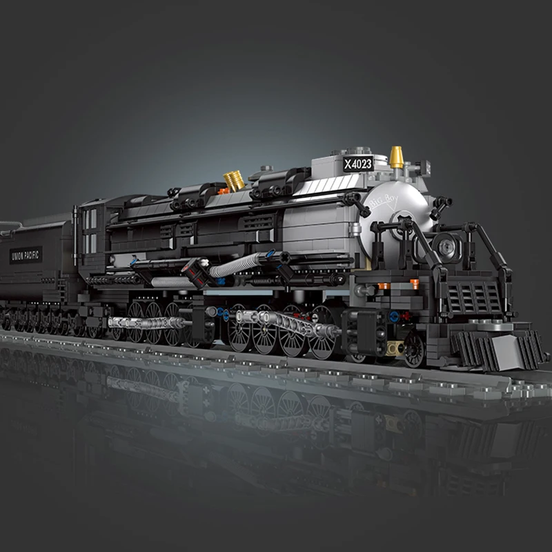 

Train Technical Steam Locomotive The Union Pacific Big Boy Building Blocks Bricks City Railway Toys Gifts For Children Boys