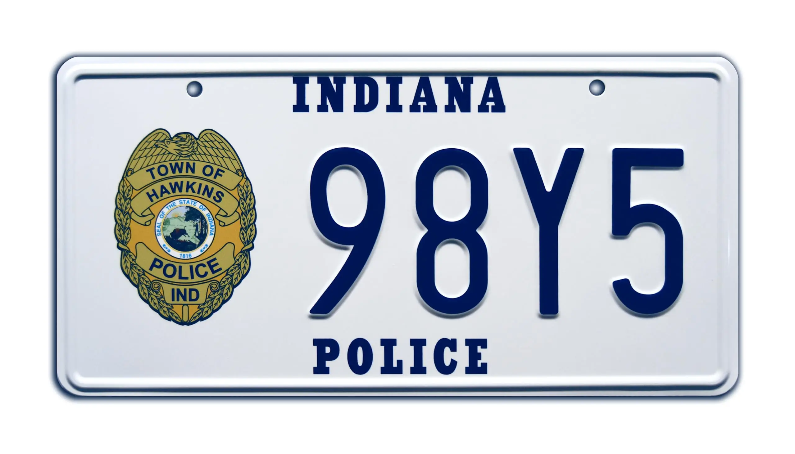 

Vintage Stranger Things | Hopper’s Blazer | Metal Stamped License Plate - Metal License Plate License Plate Frames