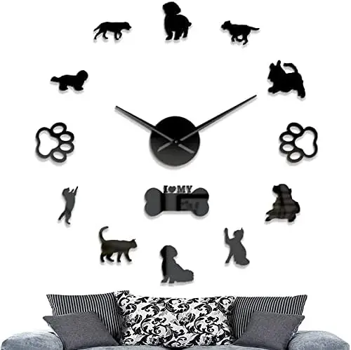 

Etiqueta 3D Grande para Reloj De Pared Sin Marco DIY Espejo Silencioso Moderno Sala De Estar Dormitorio Reloj De Pared De Oficin
