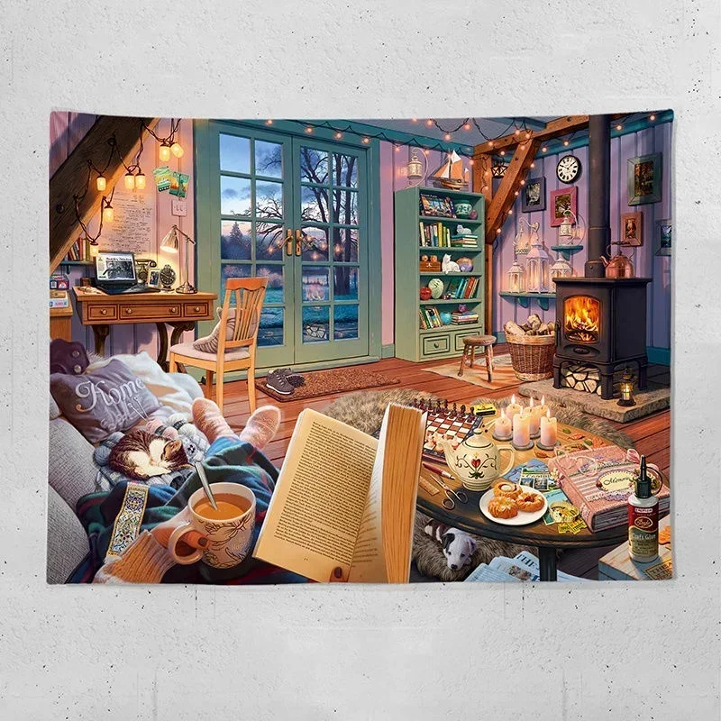 Подвесной Настенный Гобелен для спальни