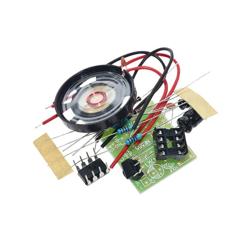 NE555 Набор дверных звонков Электронное производство DIY Kit Ding dong дверной звонок