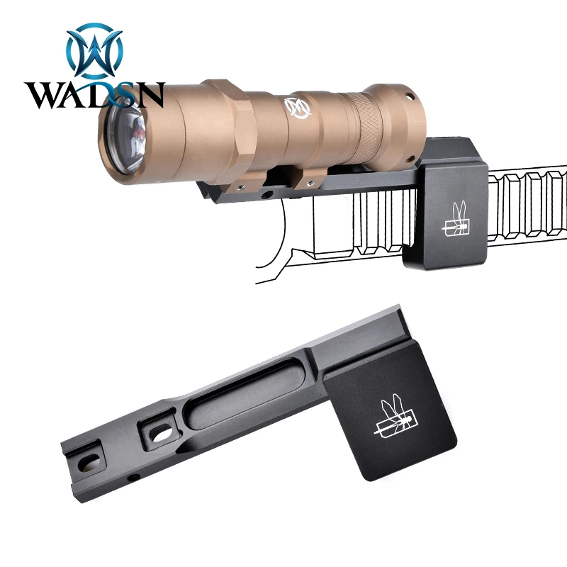 Тактический Surefir Fit 20 мм рельсы M-Lok Keymod офсетное регулируемое стандартное