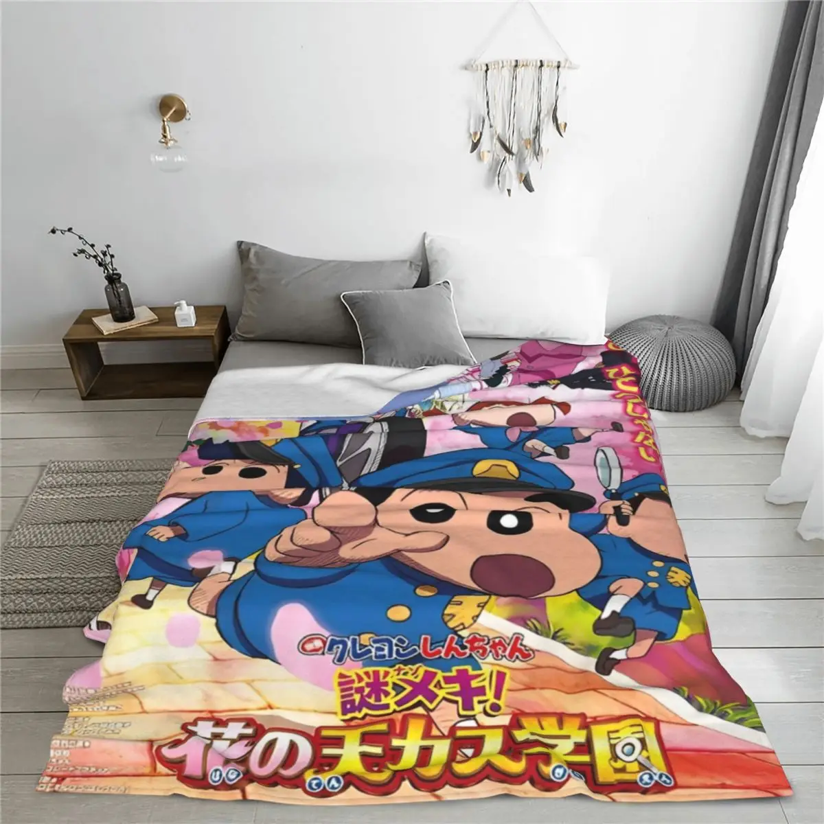 Мягкие одеяла декоративное постельное белье Crayon Shin-chan Фланелевое покрывало для