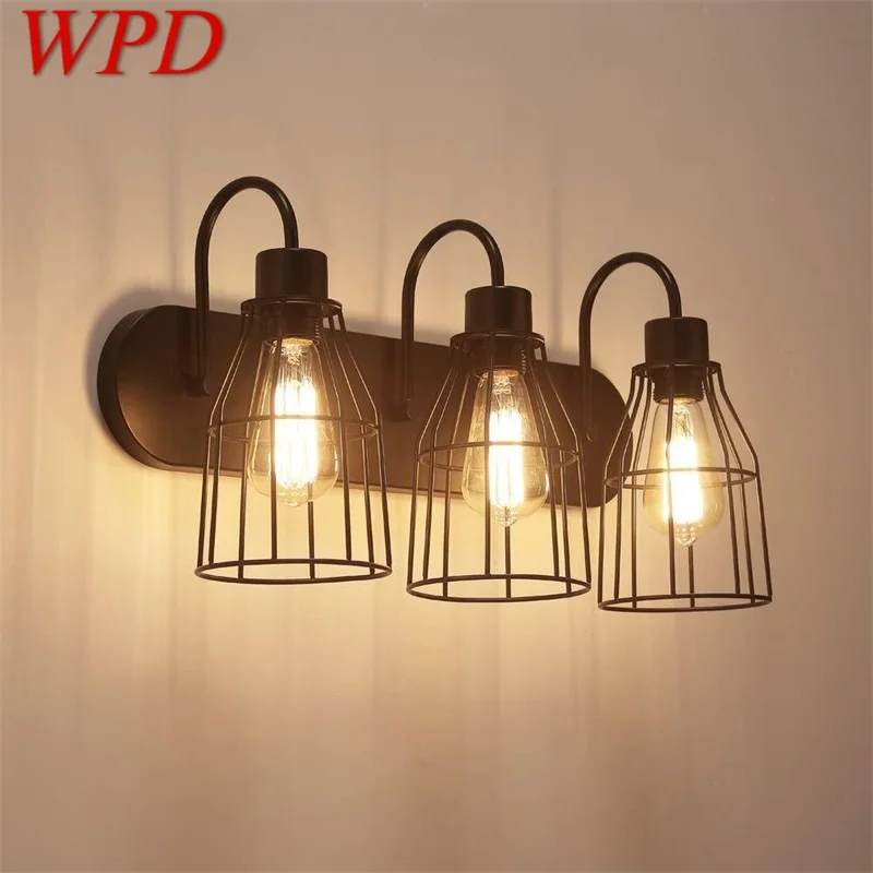 

WPD промышленный Ретро приспособление для туалетного столика зеркало светильник для ванной устройство для ванной настенная лампа для макия...