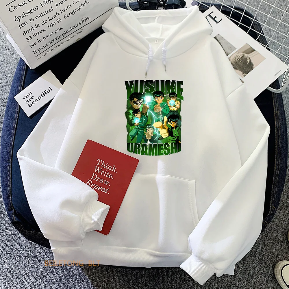 

Yu Yu Hakusho Yuusuke Urameshi Hoodies Women Prevalent Anime Clothes Harajuku Graphic Sweatshirt Autumn Winter Casual Hoody