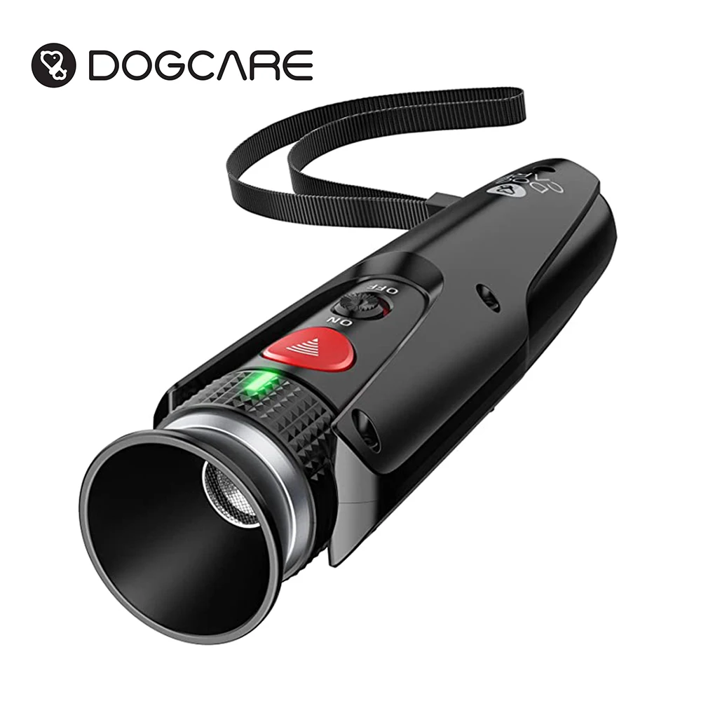 

DOGCARE Anti Barking Device Dog Repeller Training Rechargeable Barking Control Devices Ultrasonic Dog Training LED Indicator
