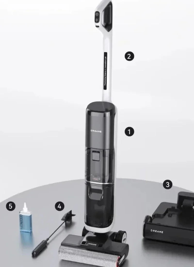 

Пылесос Dreame H30 Ultra, 350 Вт, беспроводной, влажная уборка, пылесборник