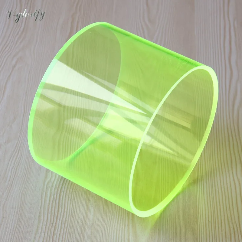 Акриловый Корпус барабана 22x18, 14x14, 12x10 дюймов, зеленая фотография с кромкой подшипника 45 градусов