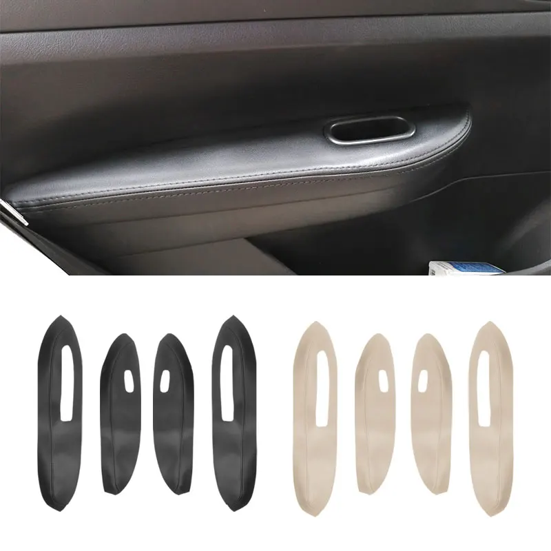 

Для Peugeot 307 2004 2005 2006 2007 2008 2009 2010 2011 2012 4 шт. панель подлокотника автомобильной двери из микрофибры кожаный чехол отделка