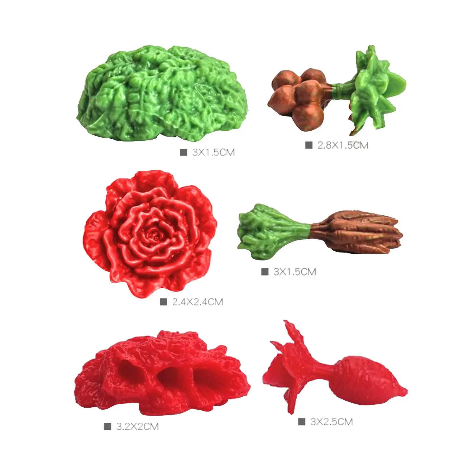 

36 шт. моделирование песочного стола, фермы, игровой набор, фруктовые деревья, фермы, аксессуары, статуя овощей для микроландшафта