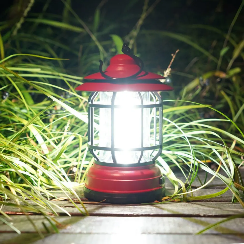 

Mini Hanging Camping Lantern USB Outdoor Light Water Resistant Garden Lamp with 2 Lighting Modes for Garden Yard Camping Lantern