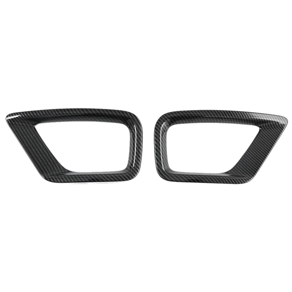 

Car Rear Fog Light Lamp Cover Trim Bezel Frame Styling for Subaru Outback BT 2021 2022 Carbon Fiber