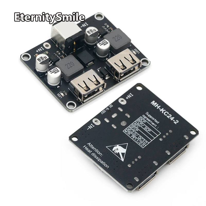 USB QC3.0 QC2.0 DC-DC понижающий преобразователь зарядный модуль 6-32 в 9 12 В 24 для быстрой