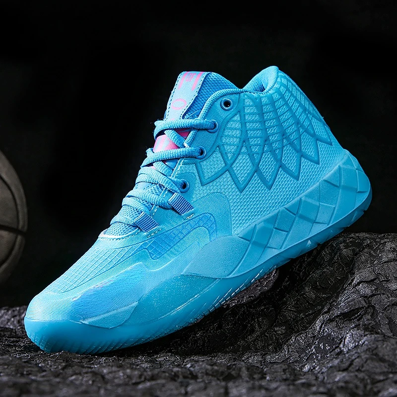 2023 New Basketball Training Shoes Male Brand Designer Sport Trainers Men Anti Slip Outdoor Sneakers High Ankles Basketball Shoe