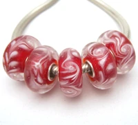 yg1521 5x 100 authenticity s925 sterling silver beads murano glassbeads beads fit european charms bracelet diy jewelry lampwork