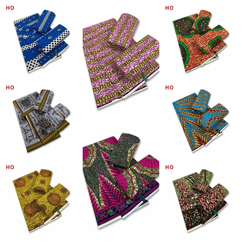 

Wholesale prices 2022 New Guaranteed 100% cotton African real wax fabric Veritable Ankara Wax Ghana style