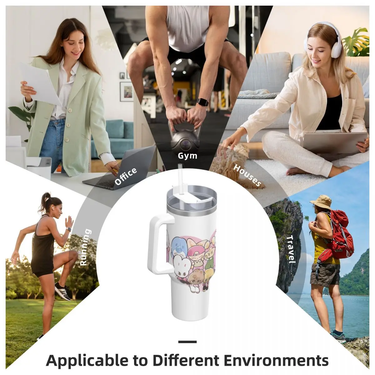 S-Skzoo-o Стакан для рисования бутылка холодных напитков воды герметичная