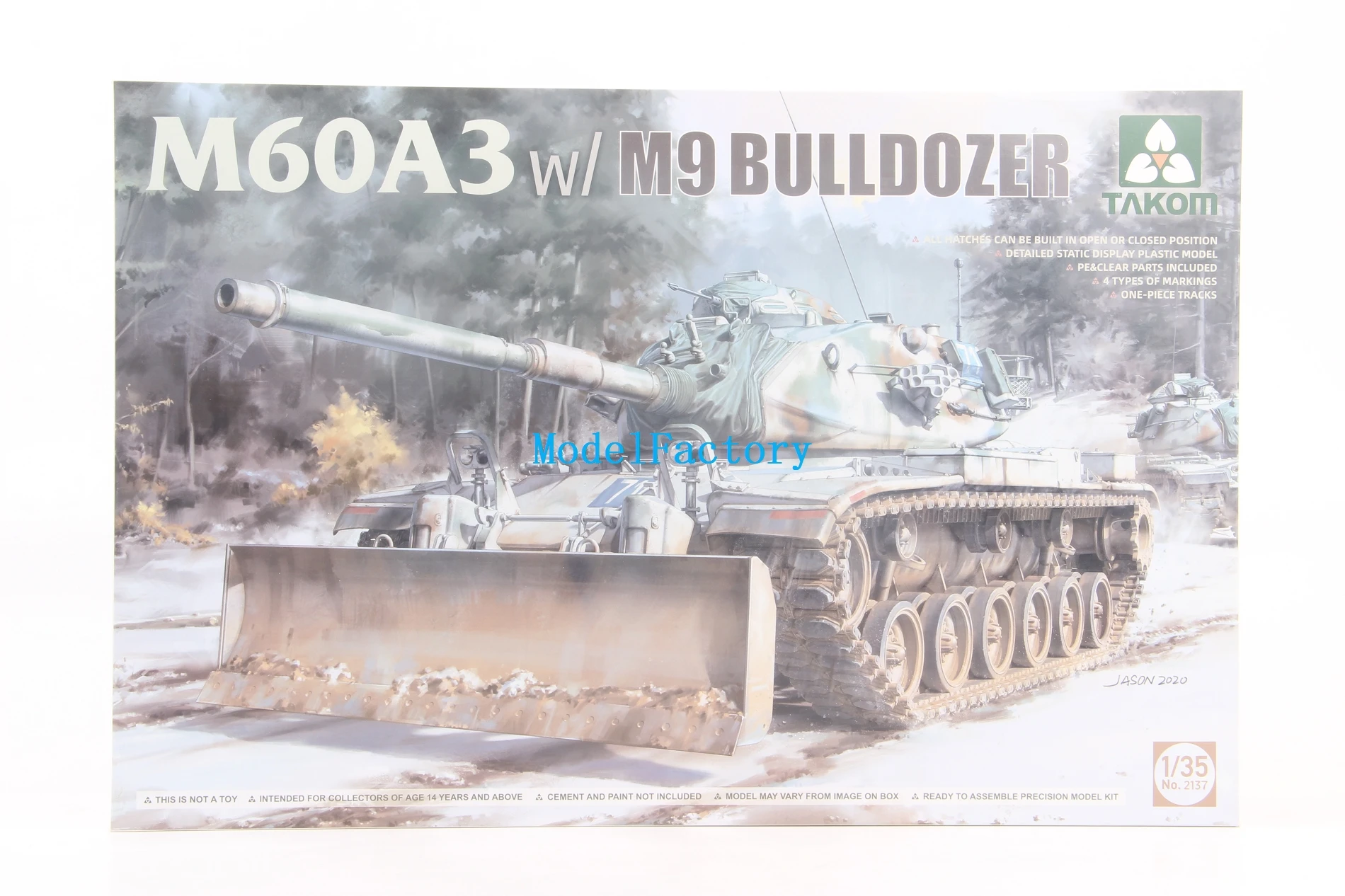 

TAKOM 2137 1/35 армия США M60A3w/M9 набор лезвий для бульдозера
