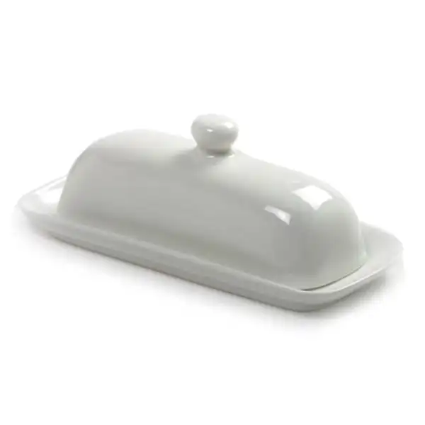

8370 Porcelain Butter Dish with Lid