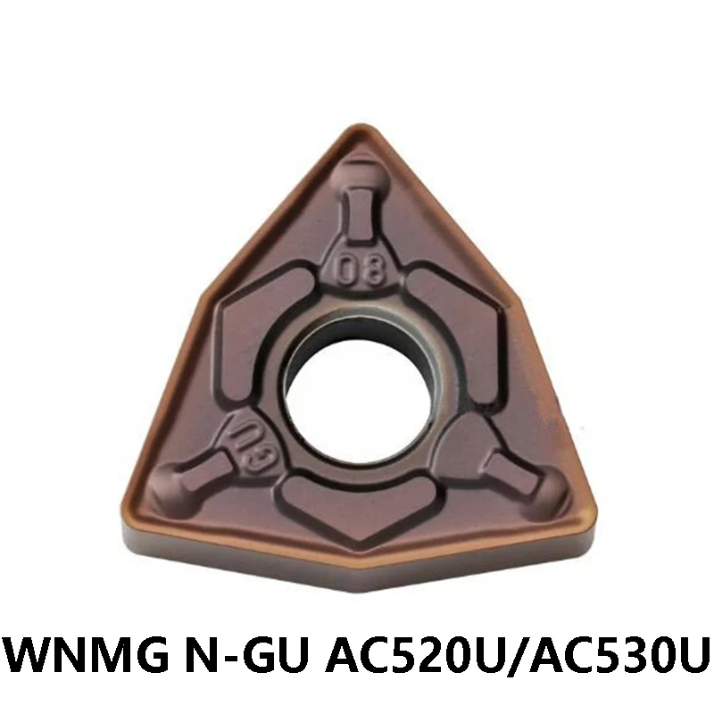 

Turning Blade CNC Cutter Inserts Tools Carbide 100% Original WNMG WNMG080404 080408 N-GU AC520U AC530U WNMG080408 WNMG080404N-GU