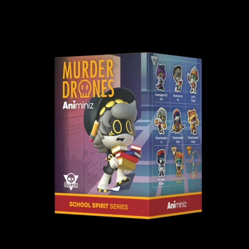 Коллекционная фигурка-сюрприз Glitch Murder Drones из серии Animiniz School Spirit, декоративное украшение для взрослой коллекции (art.: 3920dbd63e87e) - 3920dbd63e87e