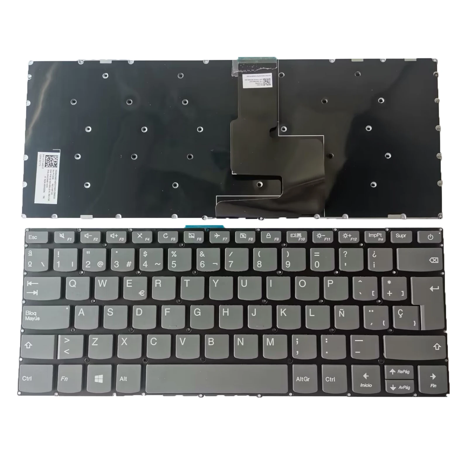 New SP For Lenovo IdeaPad 320-14AST 320-14IAP 320-14IKB 320-14ISK Gray Keyboard Power light