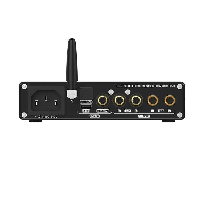 SMSL C200 USB DAC ES9038Q2M усилитель для наушников OPA1612A * 4 TRS сбалансированный мм 6 35 выход