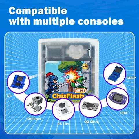 Перезаписываемый картридж ChisFlash для Gameboy/Gameboy Advance 8 МБ